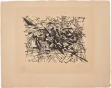 Nicolas de Staël, Sans titre (Untitled) (W. 90), 1949, Lithograph, on heavy Auvergne laid paper, with full margins
