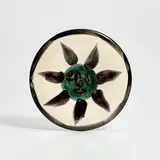Pablo Picasso, Visage no. 127 (Face no. 127) (A.R. 478), 1963, White earthenware round plate painted in colours and glazed