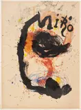 Poster for the exhibition 'Joan Miró's Prints and Ceramics', Musée de l'Athenée, Geneva (M. 332) by Joan Miró, 1961, Lithograph in colours, on BFK Rives paper, the full sheet, sold Sep 2025