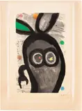 Joan Miró, Le roi des lapins (The Rabbit King) (D. 1130), 1981, Etching and aquatint in colours with carborundum, on Arches paper, with full margins