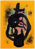 Le Majorquin taciturne (The Taciturn Majorcan) (M. 595) by Joan Miró, 1969, Lithograph in colours, on BFK Rives paper, the full sheet, sold Sep 2025