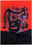 Equilibre sur l'horizon (Balance on the Horizon) (M. 598) by Joan Miró, 1969, Lithograph in colours, on BFK Rives paper, the full sheet, sold Sep 2025