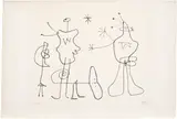 Parade (M. 64) by Joan Miró, 1948, Lithograph, on Marais paper, with full margins, sold Sep 2025