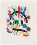 Joan Miró Lithographs I: one print (M. 858, see C. Bks. 160) by Joan Miró, 1972, Lithograph in colours, on Arches paper, with full margins, sold Sep 2025