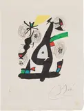 Joan Miró, La mélodie acide (The Acid Melody): plate 1 (M. 1212, see C. Bks. 248)