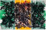 Jean Paul Riopelle, Triptyque orange (Orange Triptych) (R. 1967.02EST.LI), 1967, Lithograph in colours, on wove paper, the full sheet