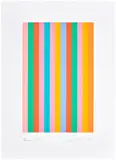 Bridget Riley, Around (S. 78, T. & G. 78), 2011, Screenprint in colours, on Fabiano 5 paper, with full margins