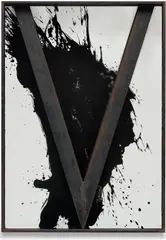 Untitled by Yannis Kounellis, 2005, Multiple comprising lithograph on wove paper, contained in glazed steel box with steel beams, sold Sep 2025