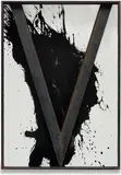 Yannis Kounellis, Untitled, 2005, Multiple comprising lithograph on wove paper, contained in glazed steel box with steel beams