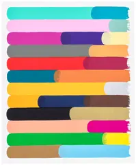Martin Creed, Work No. 2852, 2017, Unique screenprint in colours, on Somerset paper, with full margins