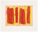 Patrick Heron, The Brushworks Series: plate 11, 1999, Etching and aquatint in colours, on Arches paper, with full margins