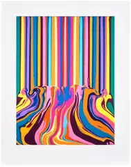 Uplift, from The Help Portfolio by Ian Davenport, 2020, Archival inkjet print in colours, on Somerset Satin paper, with full margins, sold Sep 2025