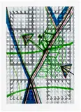 Sigmar Polke, Der Kuchen ist alle?: one print (The Cake is Finished?), 2006, Screenprint and offset lithograph in colours with silver holographic foil, on Canson Museum Board, with full margins