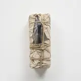Wrapped Payphone (S. 139) by Christo & Jeanne-Claude, 1988, Multiple comprised of New York City steel payphone wrapped in sackcloth and transparent polyethylene with rope and twine, sold Sep 2025