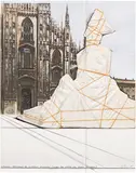 Christo & Jeanne-Claude, Wrapped Monument to Vittorio Emanuele, Project for Piazza del Duomo, Milan (S. 77)