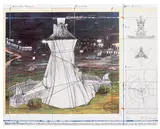Christo & Jeanne-Claude, Wrapped Fountain, Project for La Fontana de Jujol, Plaza de España, Barcelona (S. 202)