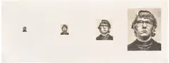 Chuck Close, Keith/Four Times (B. 5), 1975, Lithograph, on Arches paper, with full margins