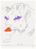 Andy Warhol, Lion, 1975, Offset lithograph in colours, on wove paper, the full sheet