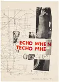 Robert Rauschenberg and Andrei Voznesensky, Echo When (U.L.A.E. 94), 1978, Lithograph in colours, on Umbria Italia paper, the full sheet