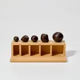 Antony Gormley, Handstones, 2019, The complete set of five bronze multiples cast from impressions of the artist's hands, all contained in the original wooden box with lid incised with artist's name and title