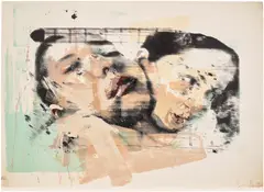 Jenny Saville, Separates, 2001, Lithograph in colours, on Somerset Satin paper, the full sheet