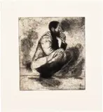 Lynette Yiadom Boakye, The World For A Wilderness, 2020, Etching, on Somerset paper, with full margins