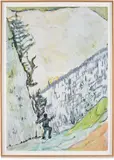 Peter Doig, Couloir 2, from Zermatt (D1-2), 2022, Giclée print in colours, on cotton smooth rag paper, the full sheet
