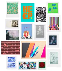 Various Artists, The Help Portfolio, 2020, The complete set of 16 prints in various media, on various supports, the full sheets, with justification page, the sheets loose (as issued), all contained in the original black card portfolio with printed titled