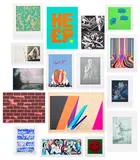 Various Artists, The Help Portfolio, 2020, The complete set of 16 prints in various media, on various supports, the full sheets, with justification page, the sheets loose (as issued), all contained in the original black card portfolio with printed titled