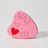 Damien Hirst, ♡YU 4 EVA (pink), from Love, 2015, Cast polyurethane resin multiple in colours, contained in the original pink presentation box with printed title
