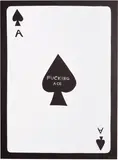 David Shrigley, Fucking Ace, 2019, Linocut, on wove paper, the full sheet