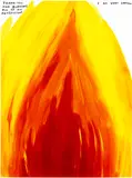 David Shrigley, Untitled (Thank You for Burning), 2019, Screenprint in colours, on Somerset paper, the full sheet