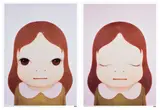 Yoshitomo Nara, Cosmic Girls, 2008, The complete set of two offset lithographs in colours, on smooth wove paper, with full margins