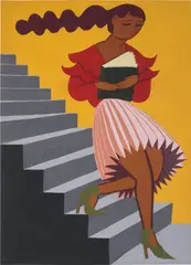 Grace Weaver, Novella, 2020, Giclée print in colours with unique hand-colouring in gouache, on wove paper, the full sheet