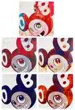 Takashi Murakami, And then, and then and then and then and then: five prints