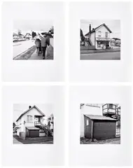 Jeff Wall, Corner Store, 2010, The complete set of four gelatin silver prints, on photo paper, with full margins, the sheets loose (as issued), all contained in the original grey cardboard portfolio with embossed artist's name and title