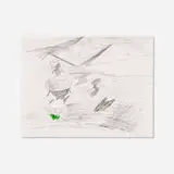 Walter Price, Peen Talk 4, 2015, graphite and oil on paper