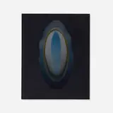 Larry Bell, MELBK 88, 1985, aluminum and silicon monoxide on paper