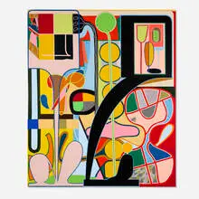 Eric Shaw, Data Resources, 2017, acrylic on canvas