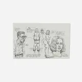 Robert Crumb, Sue Corcoran, 2001, ink and correction fluid on paper