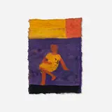 Katherine Bradford, Yellow Dress Sitter