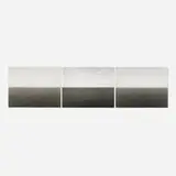 Hiroshi Sugimoto, Tasman Sea, Ngarupupu; Bay of Biscay, Bakio; Black Sea, Oakbayir (three works from the Time Exposed portfolio), 1990-91, offset lithograph on Mitsubishi Real Art Both Sides and mounted to Peach Kent