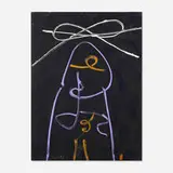 Homage to RM by Emerson Woelffer, 1992, acrylic on canvas, sold Nov 2025