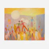 Valetta Swann, Untitled, 1958, oil on canvas