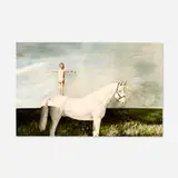 Miguel Padura, Bareback, 1995, watercolor on paper