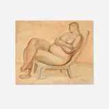 Francisco Zúñiga, Mujer sentada en la silla