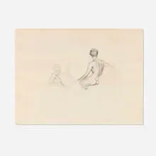 Alexander Cañedo, Study, graphite on paper