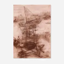 Kcho, Untitled, 2001, pastel on paper
