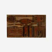 Walter Deliotti, Construcción, 1990, oil on wood construction
