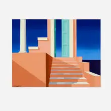 Untitled by Humberto Calzada, 1983, acrylic on paper, sold Oct 2025
